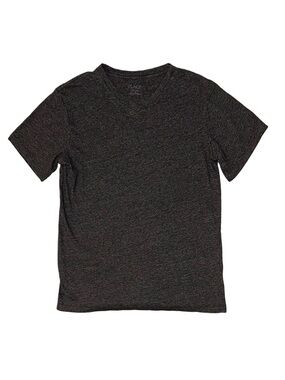 CHILDREN'S PLACE Boy's Dark Grey V-Neck Short Sleeve Shirt Size Large 10/12